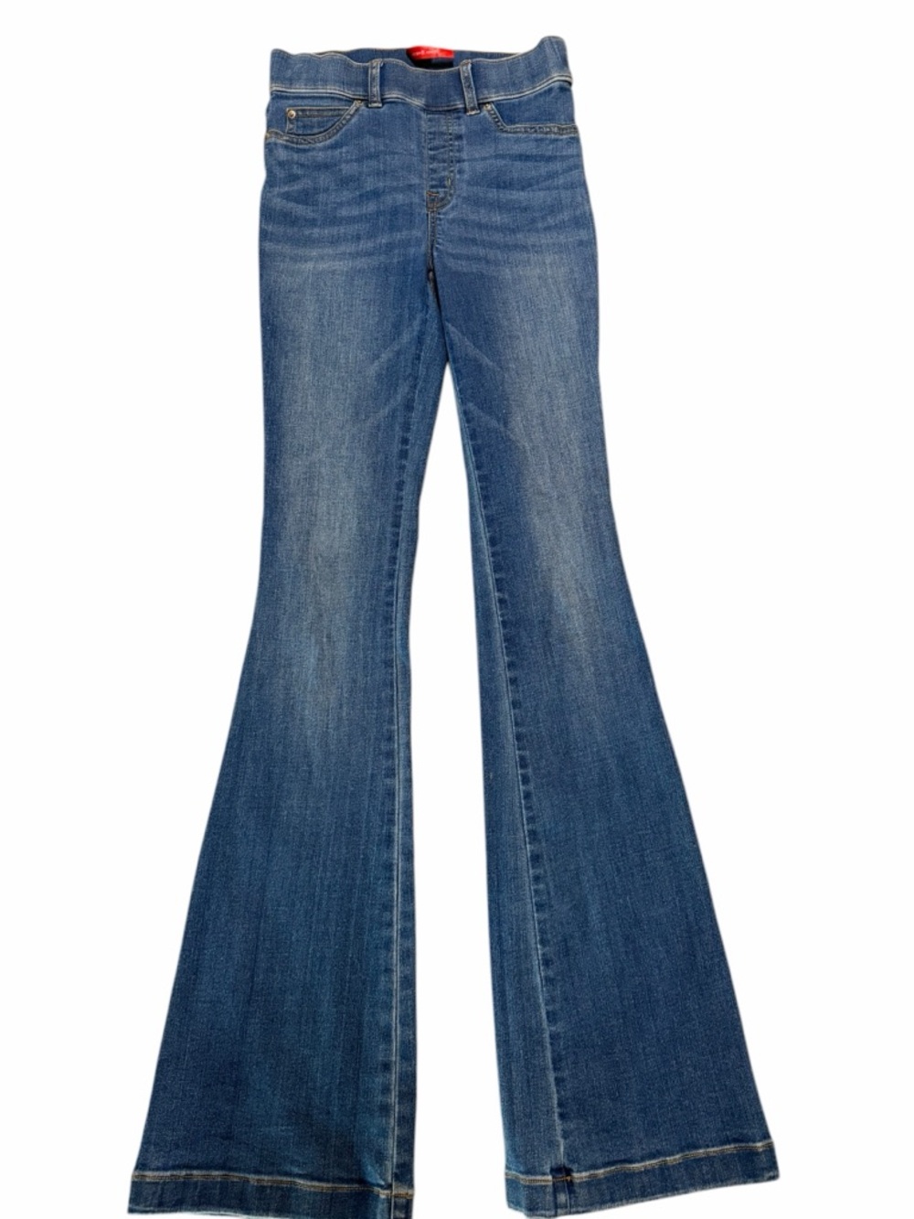 SPANX Indigo Flare Jeans with High Waist